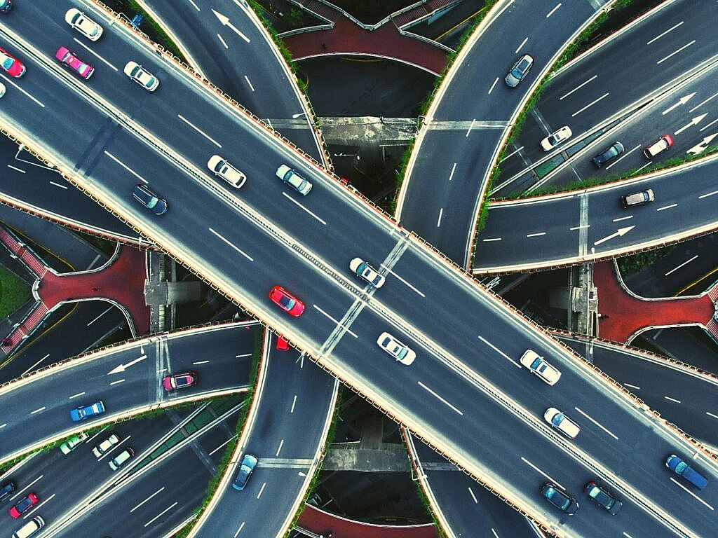 Imagen de referencia, conducción en carreteras